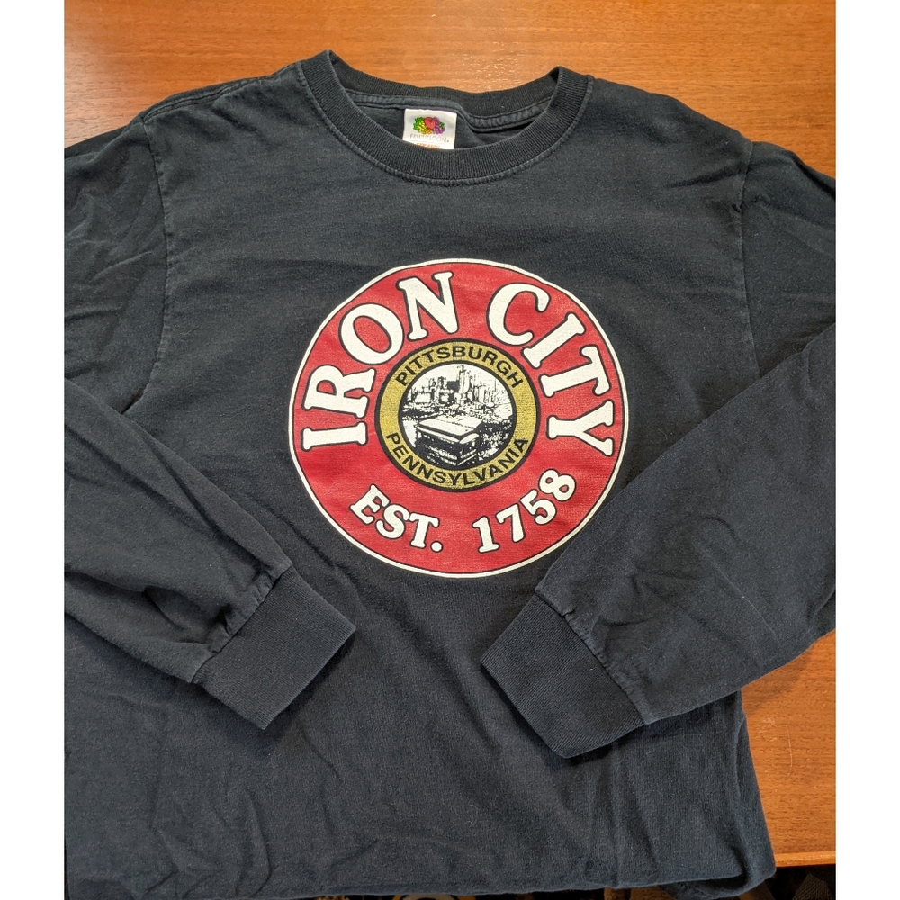 Iron City Black Long Sleeve Shirt